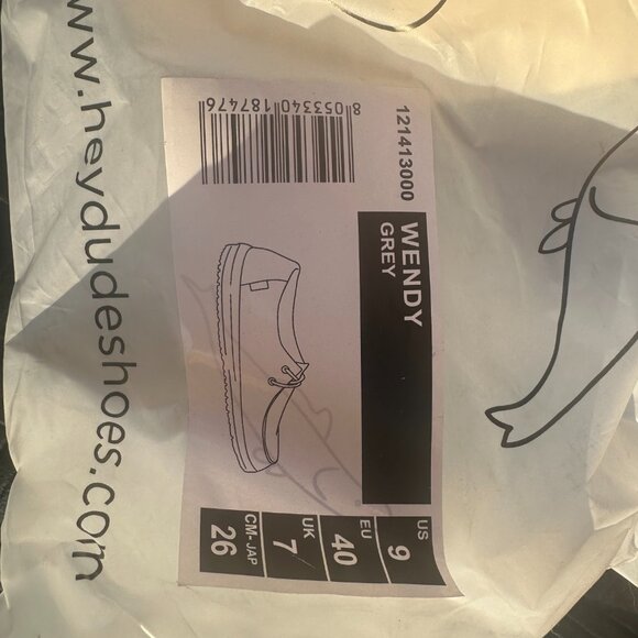 HEY DUDE WENDY GREY 9 - Picture 2 of 5